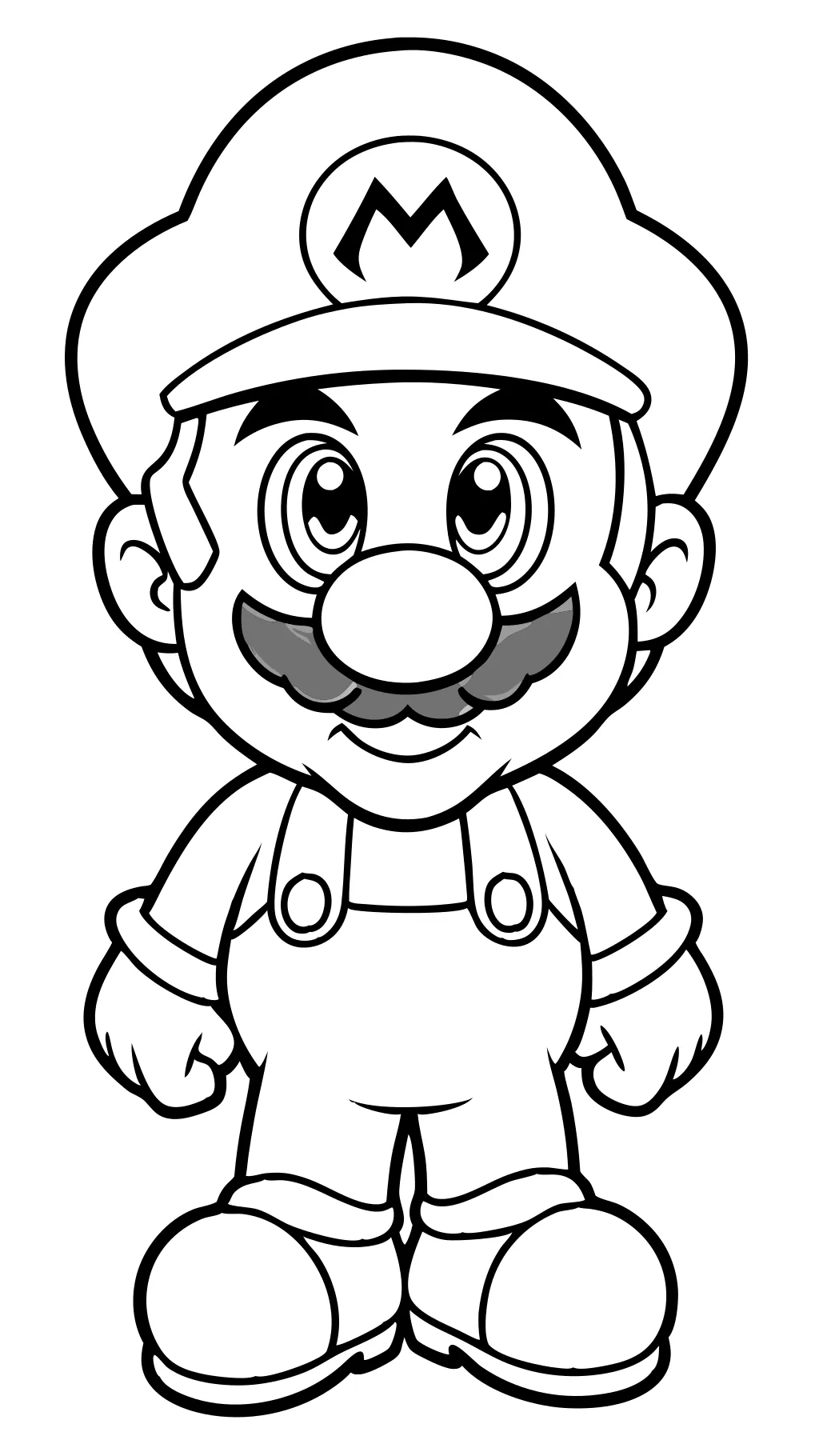 páginas para colorear imprimibles de mario gratis